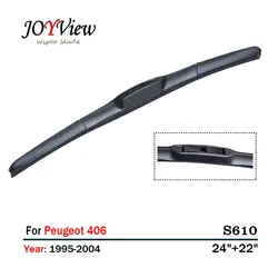 S610 24 "+ 22" автомобиль стеклоочистителя подходит для peugeot 406 (1995-2004), высокое качество лобовое стекло автомобиля стеклоочиститель