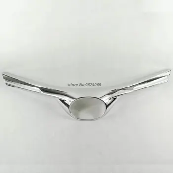 

For Toyota RAV4 2016 2017 Front Grille Grill Cover Center Hood Car Logo Trim ABS Chrome Stickers RAV 4 Auto Styling Accessories
