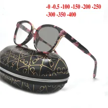 MINCL близорукость солнцезащитные очки фотохромные готовые кошачьи женские очки для близорукости оправа с цветными линзами солнцезащитные очки для близорукости NX