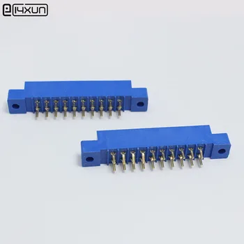 

30pcs/Lot 805 Card Edge Connector 3.96mm Pitch 2x10 Row 20 Pin PCB Slot Solder Socket SP20 Dip Soldering-Block Type
