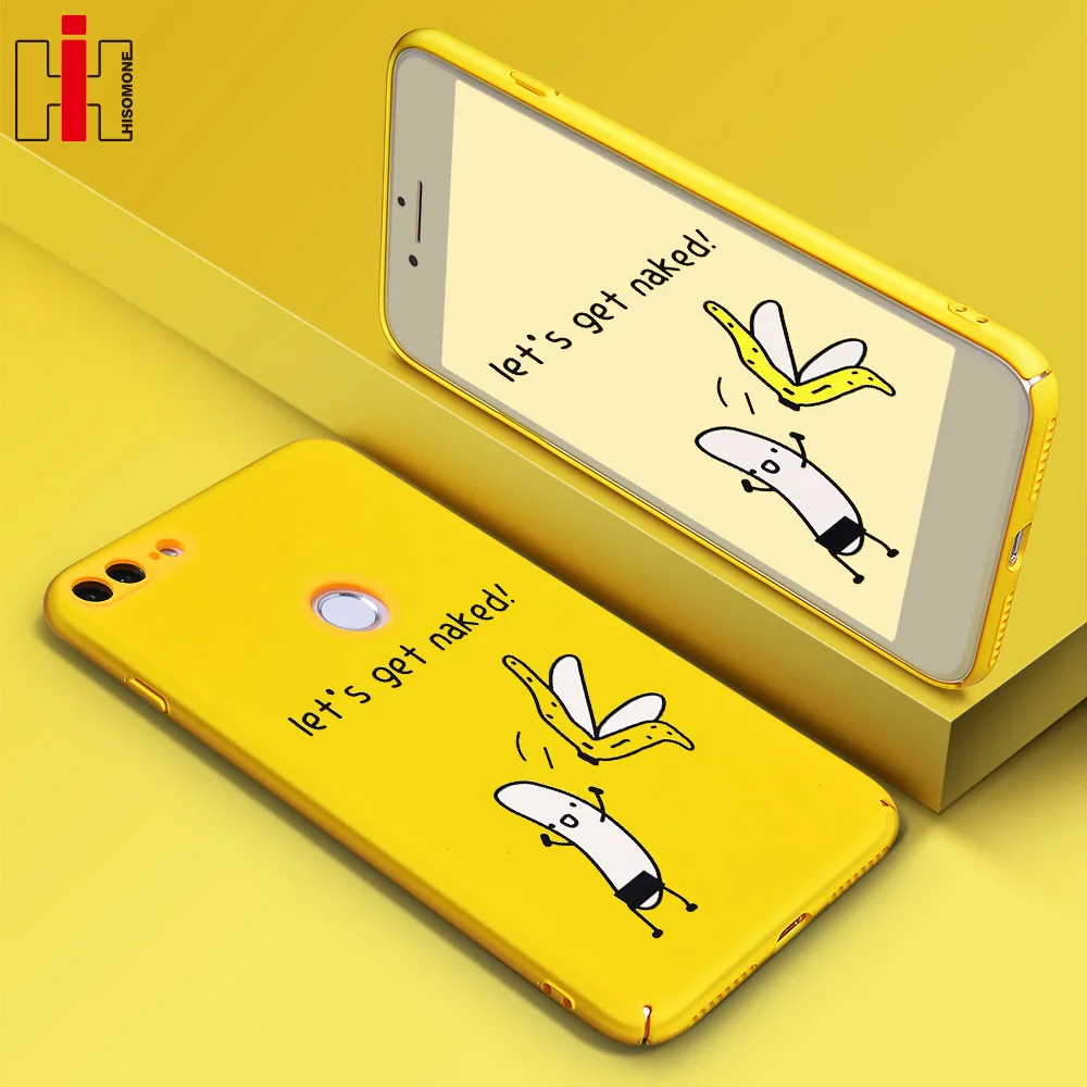 Hisomone Cartoon Patterned Case On For Huawei Honor 9 Lite Funny Yellow Back Cover P20 P10 P9 Coque |