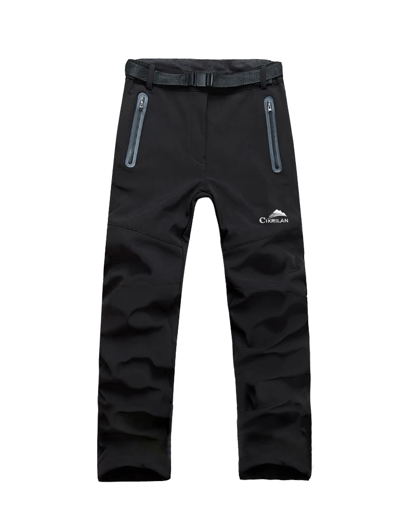 

Men Spring/Autumn/Winter Outdoor Pants Waterproof Windproof Trousers Warm Fleece Backer Soft shell Pants