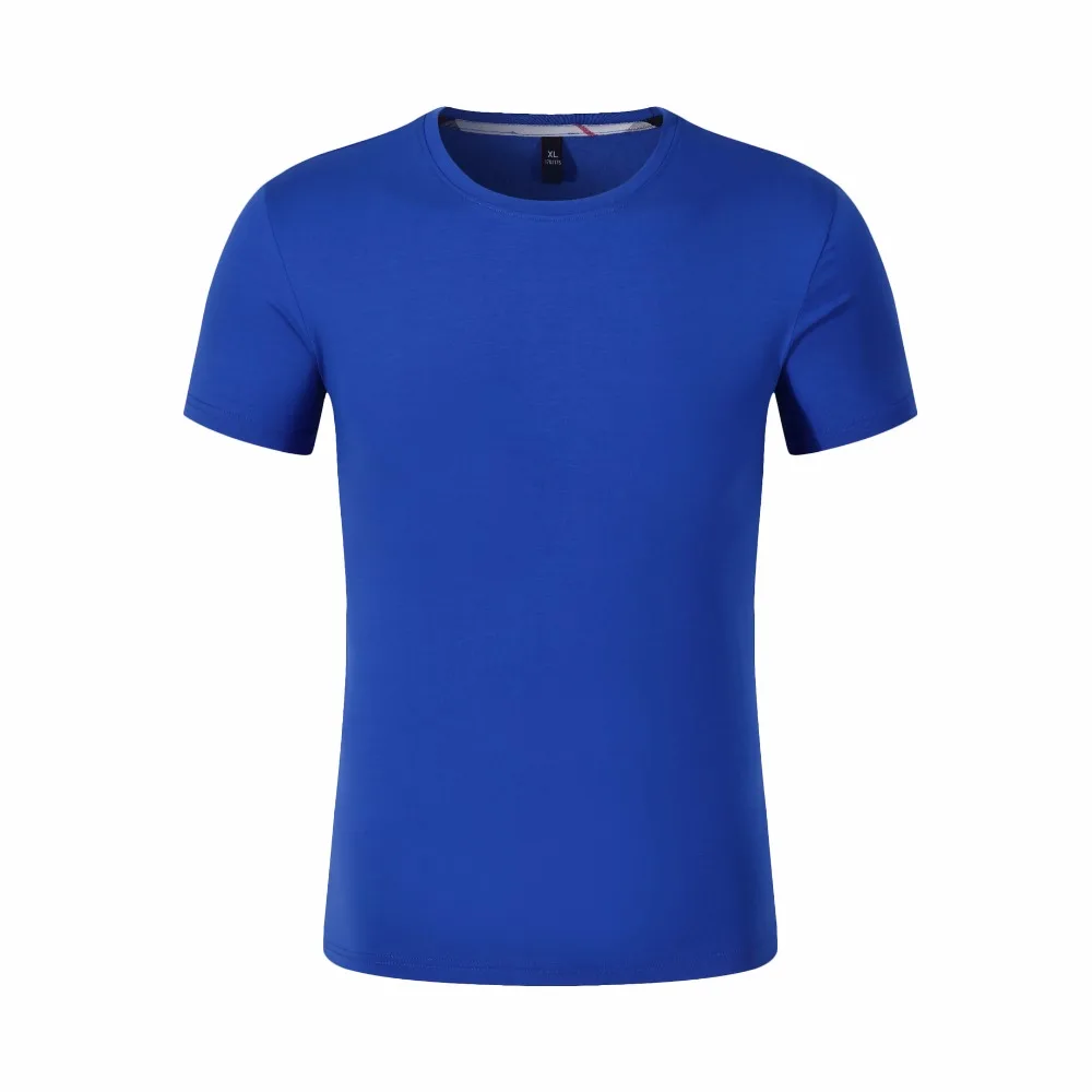 

2019 summer New Men'S solid color T shirts Men's clothing T-Shirt White T shirt Casual cotton T-shirt 10 color size s-3xl 1885