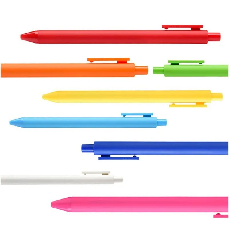 

Candy-colored Matte Soft Plastic Color Press Gel Pen