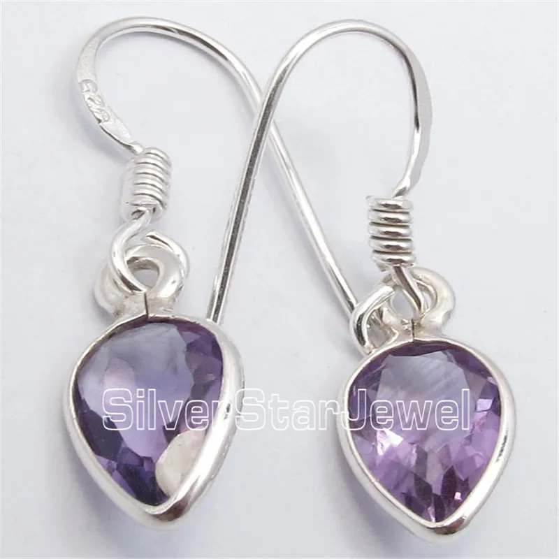 

Sterling Silver Real Charming PERIDOTS IOLITE Lightweight Exquisite Earrings 2.8CM Variation