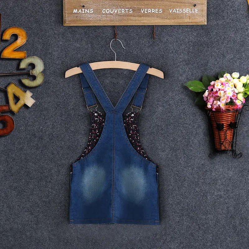 1 шт. детский джинсовый комбинезон для девочек|cat denim|denim overalls kidskids denim |