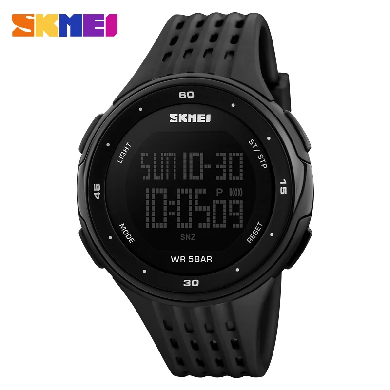 

SKMEI Brand Outdoor Sports Watches Men 50m Waterproof Swim Climbing Clock Alarm LED Digital Military Watch Man Woman Wristwatch