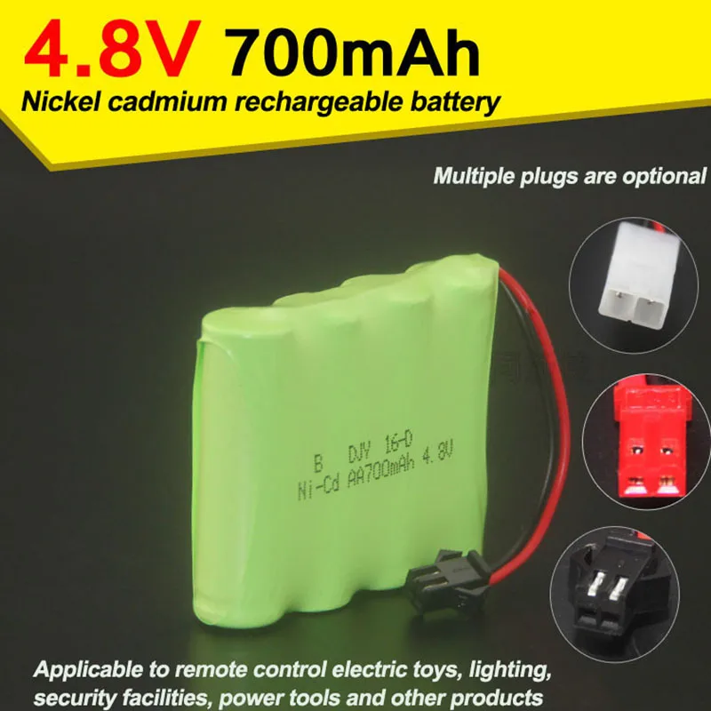 4 8V 700mAh Remote control aircraft parts Ni Cd font b battery b font AA5 remote