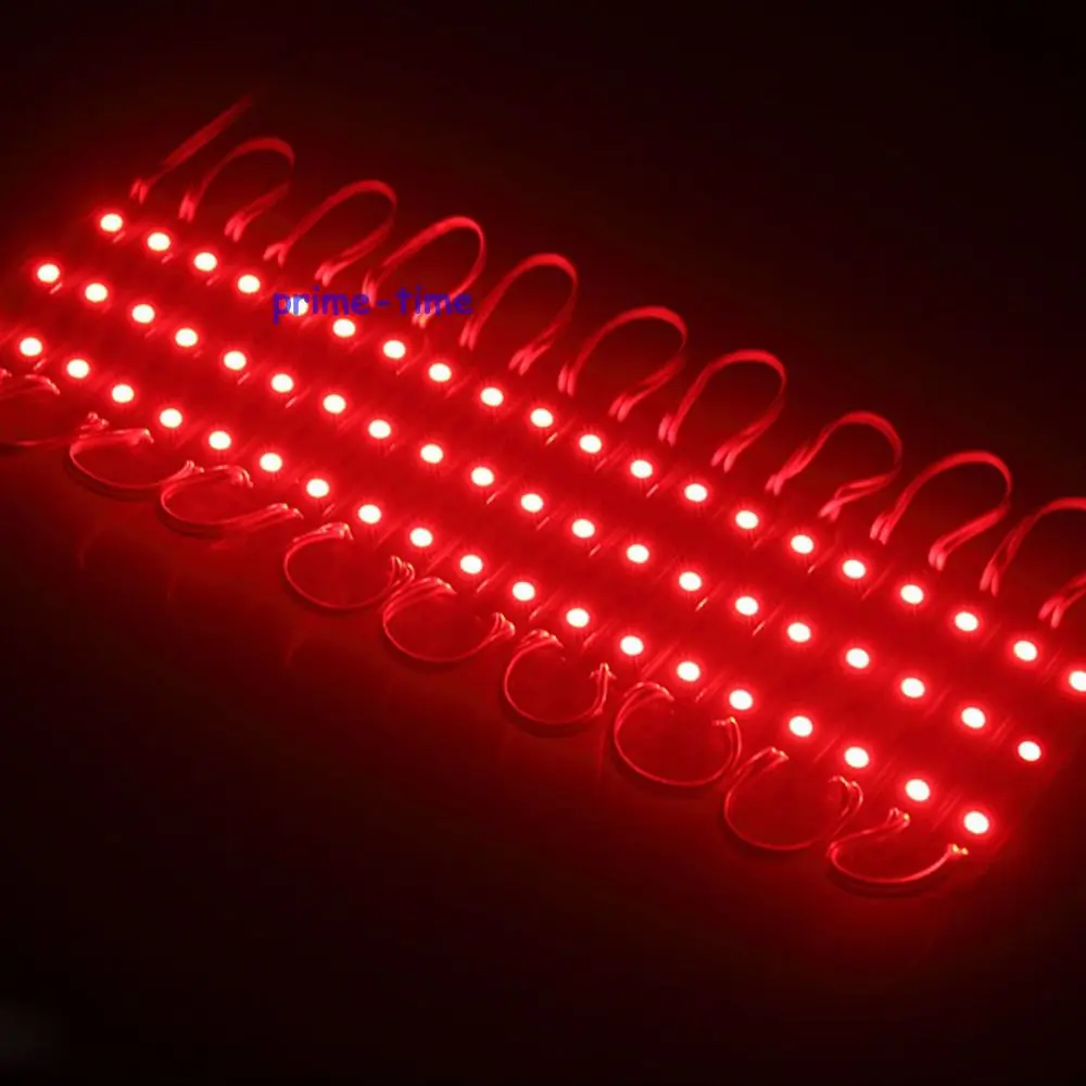 20pcs DC12V 5050 3 LED Modules RGB/Green/Red/Blue/White/Warm White IP65 Waterproof For Channel Letter And Advertising