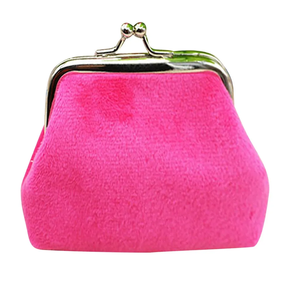 Mini Coin Bag Womens Corduroy Small Wallet Holder Coin Purse Clutch Handbag Bag porte monnaie femme#15