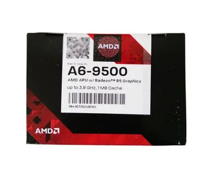 

AMD APU A6 9500 CPU Processor Boxed with radiator Dual- Core 3.5GHz 1MB Socket AM4 Cache With Radeon R5 Desktop NEW