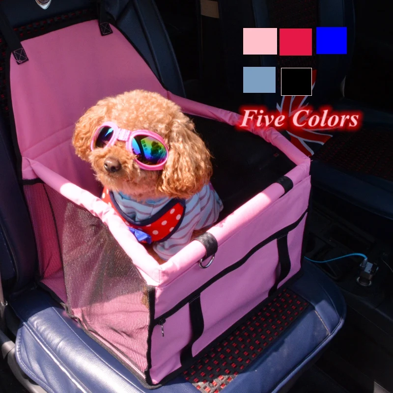 Summer Breathable Puppy Pet Car Seat Mesh Foldable Puppy Car Seat
