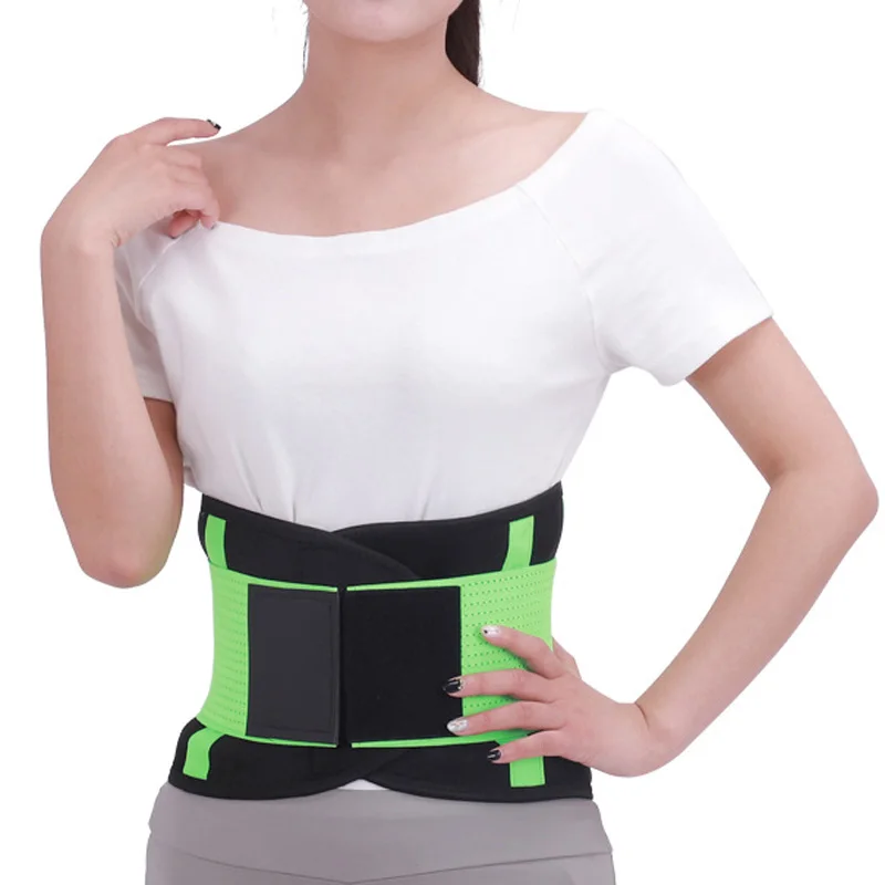 

Sport Waist Trainer Weight Belt for Women and Men Waist Cincher Trimmer Slimming Body Shaper Belt Workout Back Support Girdle