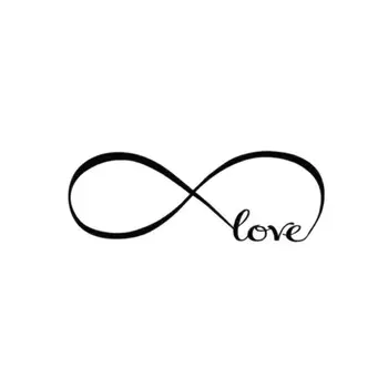 

Love Wall Stickers Removable Wall Decor Mural Decals for Living Room Bedroom Size L