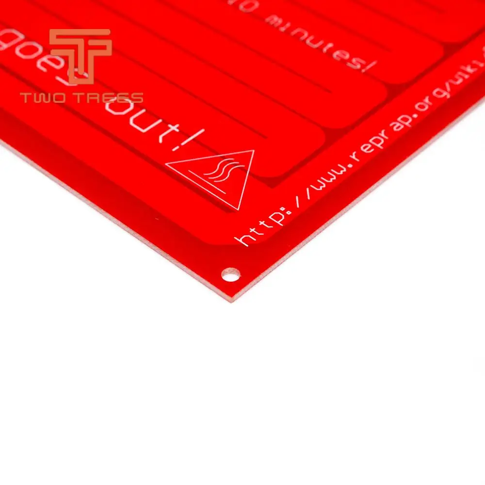 MK2A RepRap RAMPS 1,4 PCB 300*300*1,6 мм Тепловая MK2A+ светодиодный+ резистор+ кабель+ 100k Ом термисторы PCB Тепловая кровать для 3D-принтера