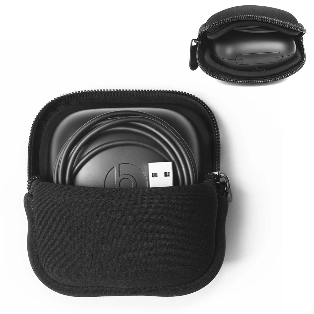 

Portable Soft Nylon Bag Protective Cover Storage Box Carrying Case for Beats Powerbeats Pro True Wireless Bluetooth Earphone