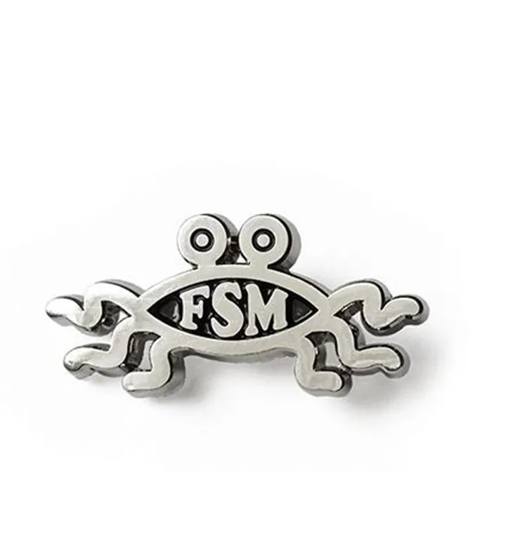 

Flying Spaghetti Monster (FSM) Lapel Pin