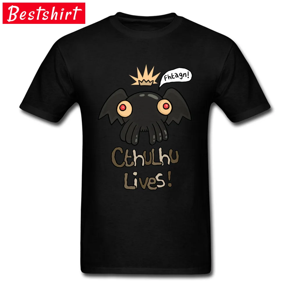 Футболки с круглым вырезом Hello Cthulhu Lives Man милая графическая новая