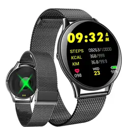 2019 Новый сенсорный экран модные часы Smart Watch для мужчин женщин Relogio IP67waterproof Smartwatch сердечного ритма шаг спортивные часы Android IOS