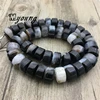 8x14mm Agates naturelles Druzy roue perles en vrac, pierres précieuses Quartz collier Balance perles pour bricolage bijoux MY2081 ► Photo 3/3