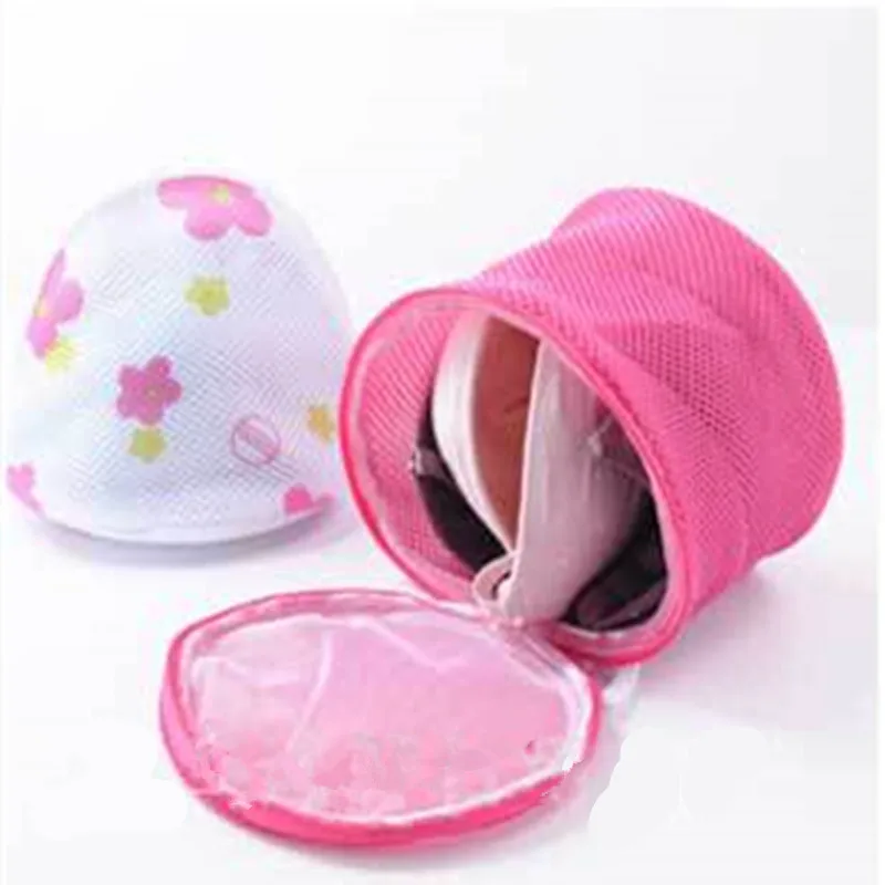 1 قطع البوليستر حقيبة الغسيل الملابس الداخلية الصدرية الجوارب غسل حقيبة غسالة جولة شبكة حقيبة سستة صافي الملابس الداخلية الغطاء الواقي