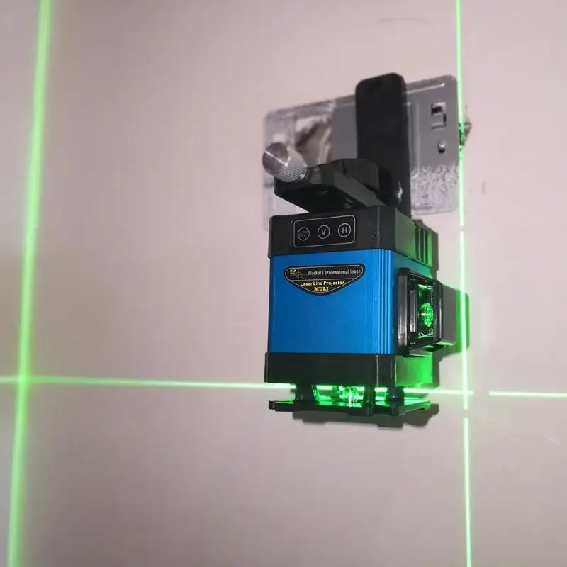 

High Precision 12 Lines 3D Remote Control Self-leveling Green Laser Level