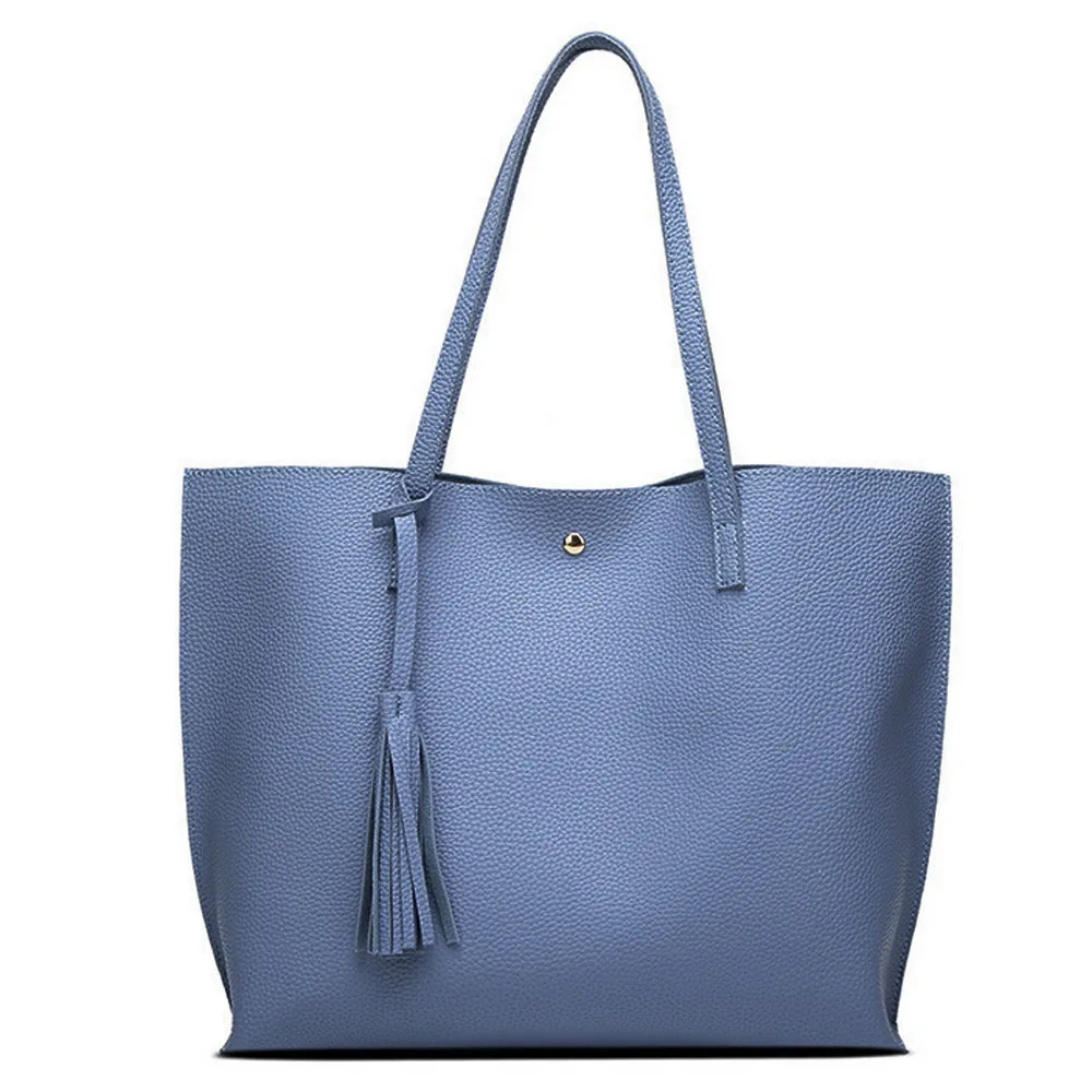 

Maison Fabre New Fashion Women Girls Tassels Leather Messenger Bag soild Hasp Shopping Handbag Shoulder Tote Bag Dropshipping