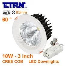 10 Вт CREE светодиодный потолочный осветительная лампа, светодиодный светильник высокого качества