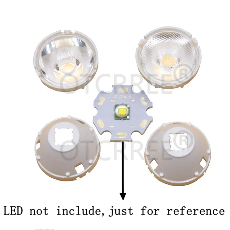 1 шт. CREE XML светодиодный XML2 XHP50 LED Lens 21 мм белый держатель 10/25/45/60 градусов