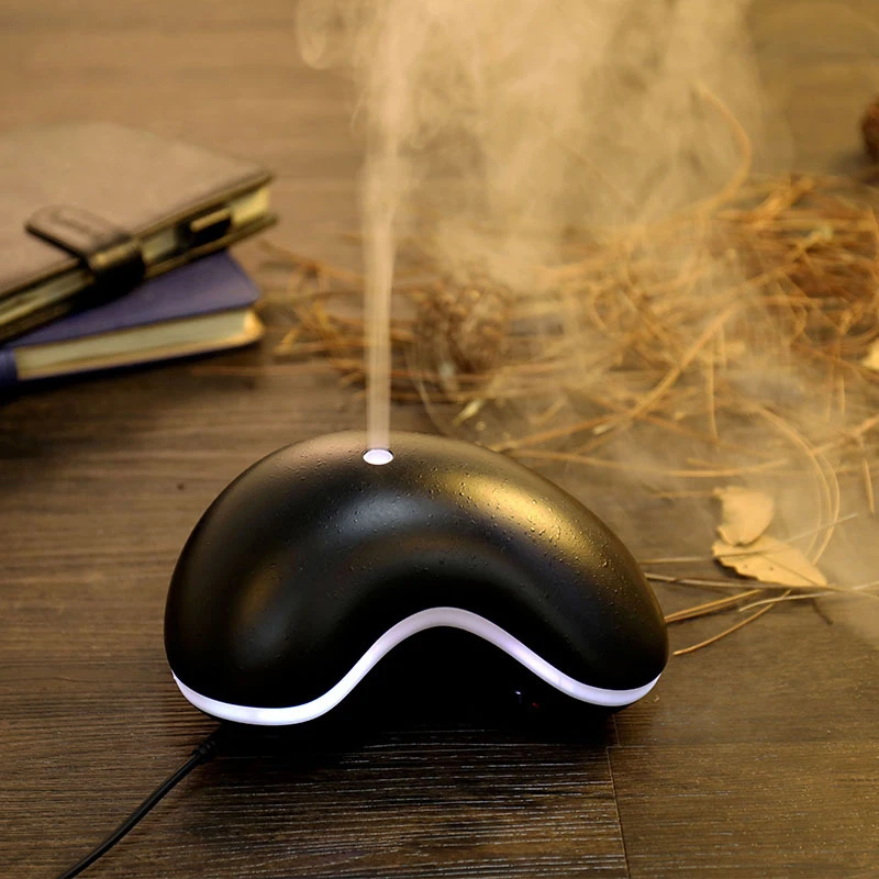 

150ml Aroma Essential Oil Diffuser Wood Grain Ultrasonic Cool Mist Humidifier for Office Home Bedroom Living Room Study Yoga Spa