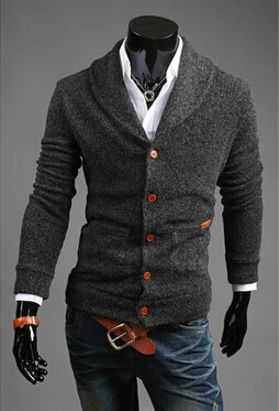sweater slim coat neck solid casual sleeve cotton spring