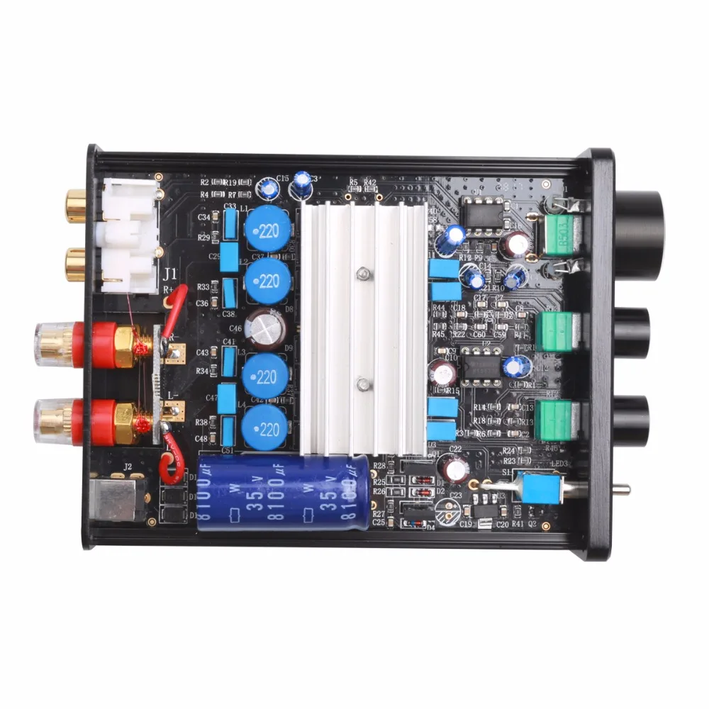 FX-Audio FX502E NE5532P HIFI 68Wx2 2CH мощность чистый цифровой аудио усилитель DC 12 В 1A RCAHeadphone