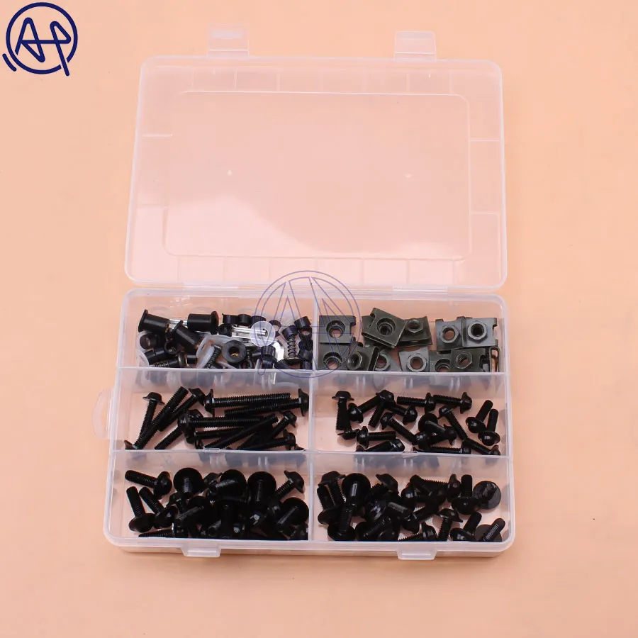 Motorcycle 1 Sets Complete Aluminum Screws Windshield Fairing Bolts