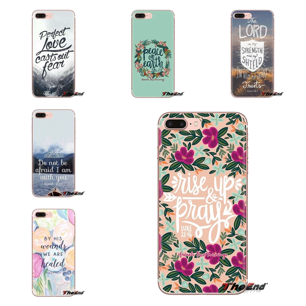 Bible verse Philippians Jesus Christian For Samsung Galaxy A3 A5 A7 A9 A8 Star A6 Plus 2018 2015 2016 2017 Silicone Shell Covers |