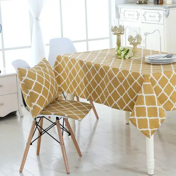 

Rectangular cotton and linen table cloth coffee table cloth, linen tablecloth round tablecloth, printed restaurant table cove