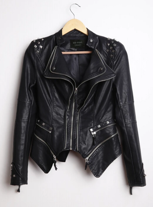 Short Jacket Womens Spring Denim Motorcycle Windbreaker Plus Size 6XL Zipper Tops Diamonds Slim Female Fashion Jeans Coats