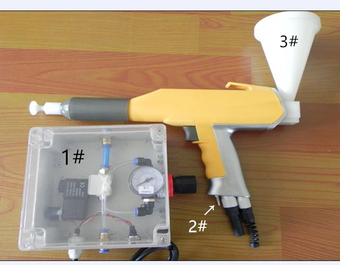 Cocoa powder spray machine Chocolate powder spray set for food industry