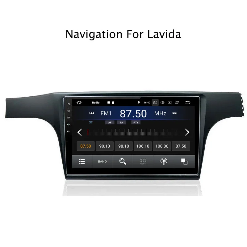 Cheap 10.1" 2G RAM 16G ROM Android 8.1 Car DVD Multimedia Player For VW Lavida 2013-2014 GPS Navigation Radio Stereo Audio 1