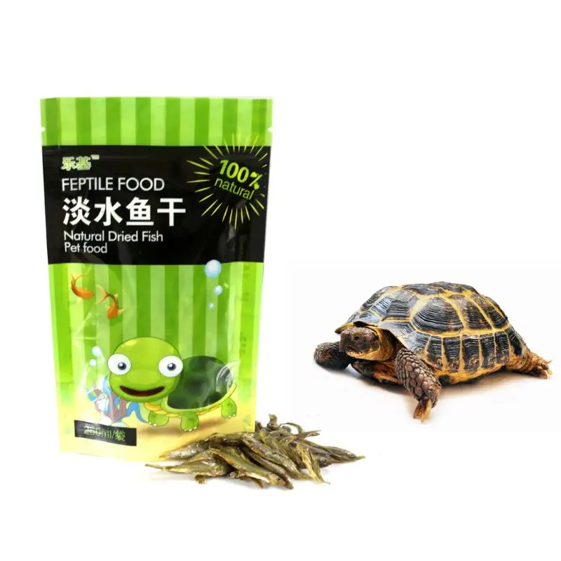 

250ml/bag Fish Tank Freshwater Dried Fishes Turtle Feed Water Turtles Brazilian Tortoise Pet Food Calcium Supplement
