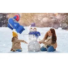 Зимние теплые детские перчатки с героями мультфильмов, лыжные Утепленные Перчатки, варежки, Водонепроницаемые прекрасные перчатки для игры в снег для детей