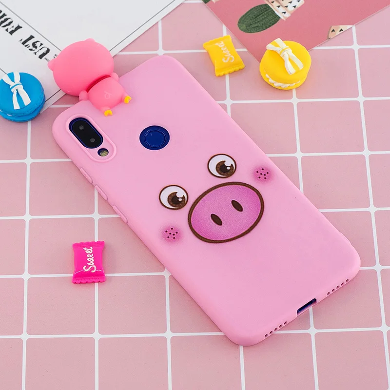 3D милый мультипликация силиконовый чехол на ксиоми сяоми хаоми ксаоми xiaomi redmi note 7