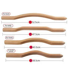 4 шт. массаж скребком гуаша палочка из натурального дерева быстрая большая площадь Гуаша набор для спины плеча шеи талии ног массажные инструменты