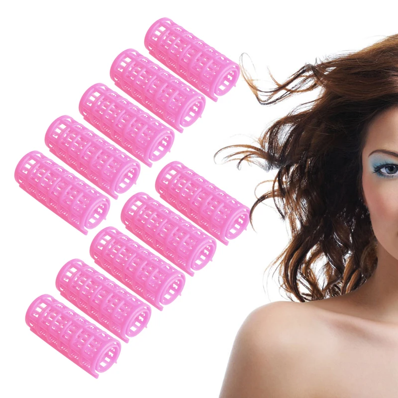 10pcs Hair Salon Curlers Rollers Tools Soft Large Hairdressing Tool Spiral Circle Hair Stying Supplies #11 10pcs Hair Salon Curlers Rollers Tools Soft Large Hairdressing Tool Spiral Circle Hair Stying Supplies #11