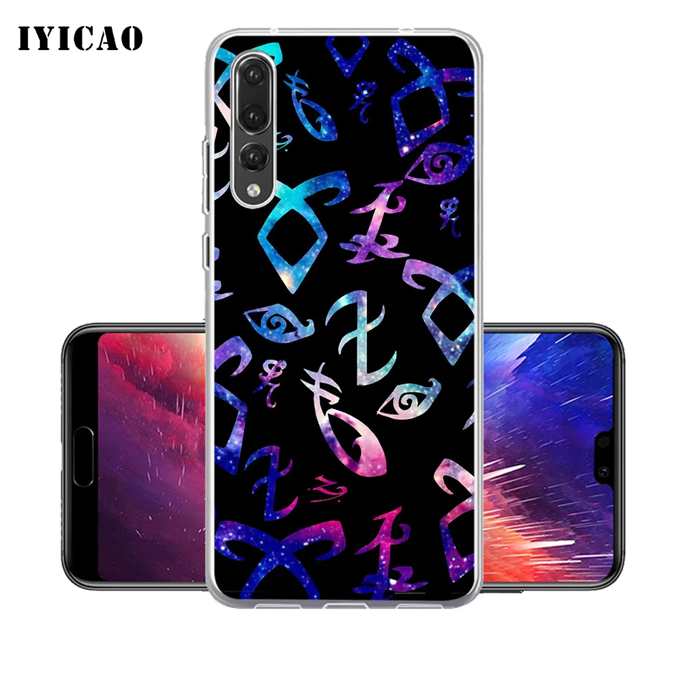 Мягкий силиконовый чехол для телефона IYICAO Shadowhunters TV Show Huawei P30 P20 Pro P10 P9 P8 Lite P Smart