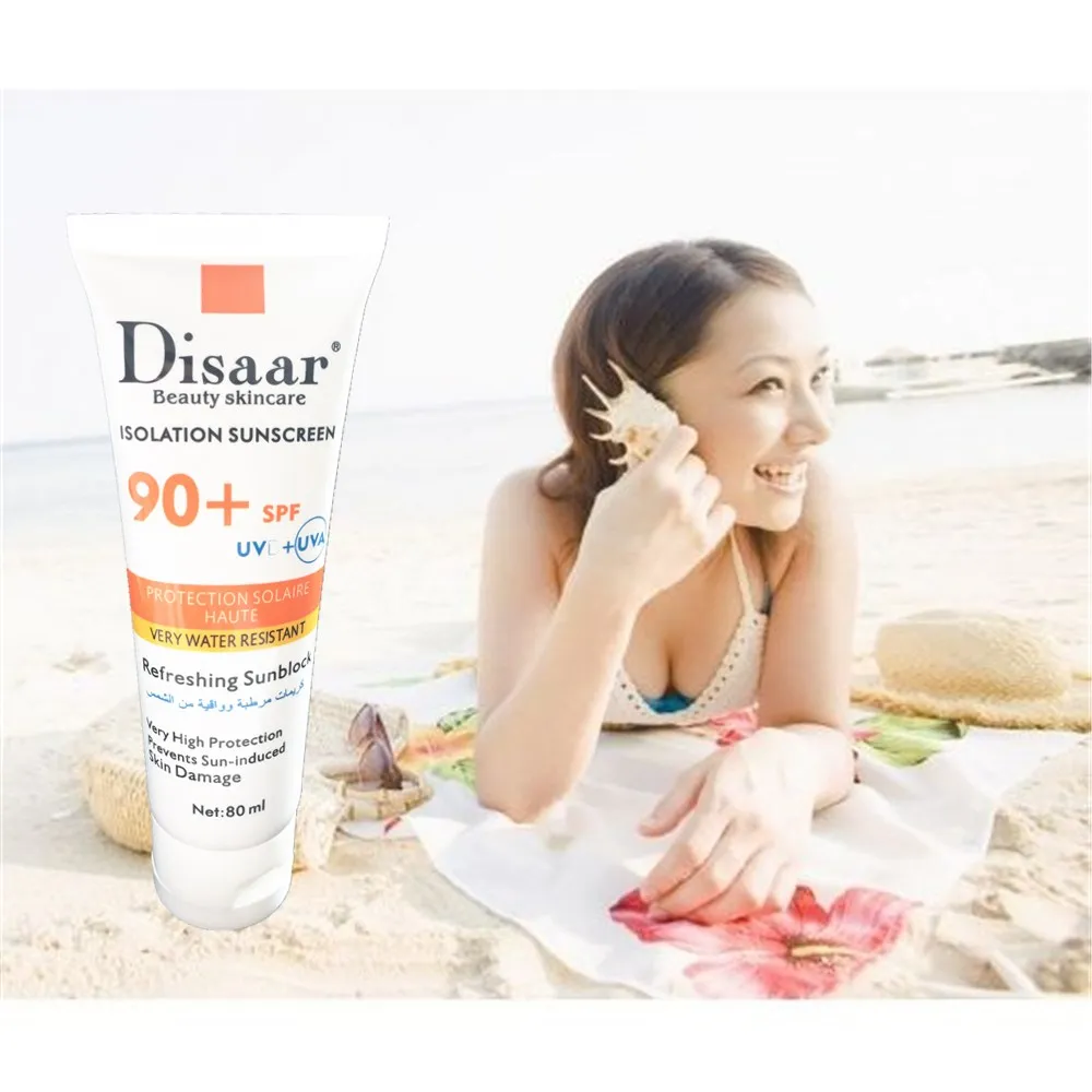 

DISAAR Hyaluronic Acid Isolation Sunscreen Face Skin Care Concealer Beauty Essentials Contour Palette Base SPF90PA++ Foundation