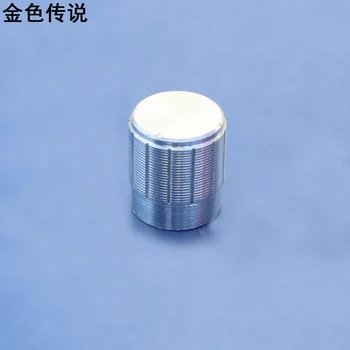 

Silver Aluminum Alloy Knob 15*17mm Potentiometer Encoder Power Amplifier Knob Volume Adjustment Cap Switching Cap