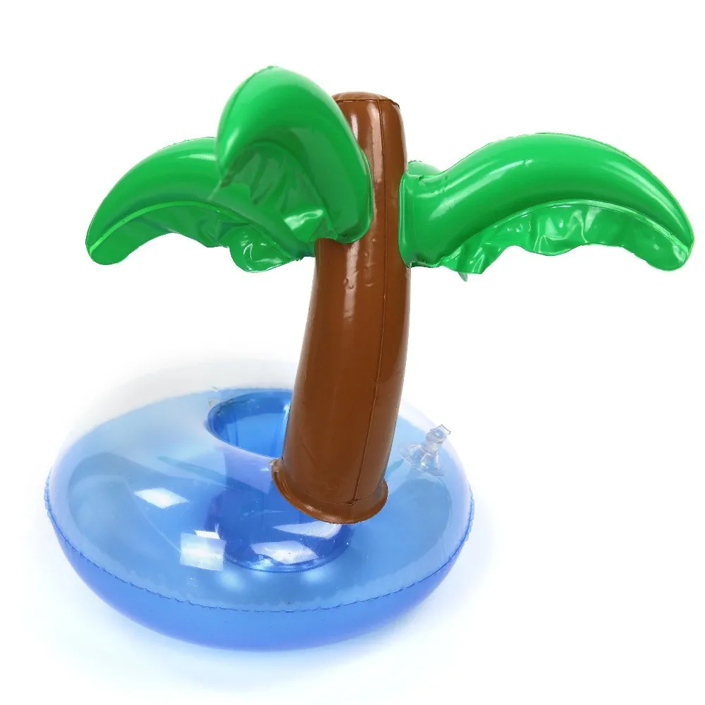 3 предмета в комплекте надувные кокосовой пальмой коврики держатель электродов бассейна водные игрушки для детей и взрослых пляжные