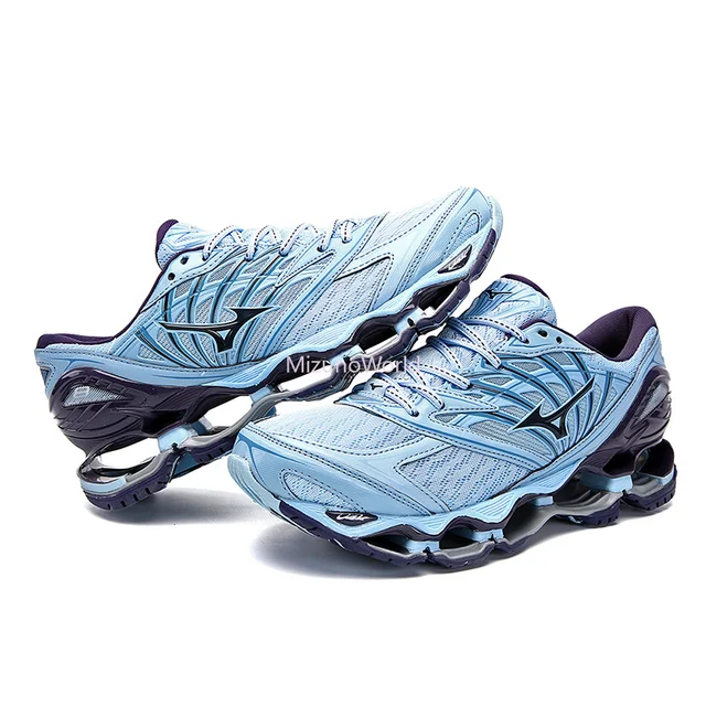 2019 г. Новая Профессиональная мужская обувь Mizuno Wave Prophecy 8 Лидер продаж, синие устойчивые спортивные кроссовки обувь для тяжелой атлетики Размер 40-45