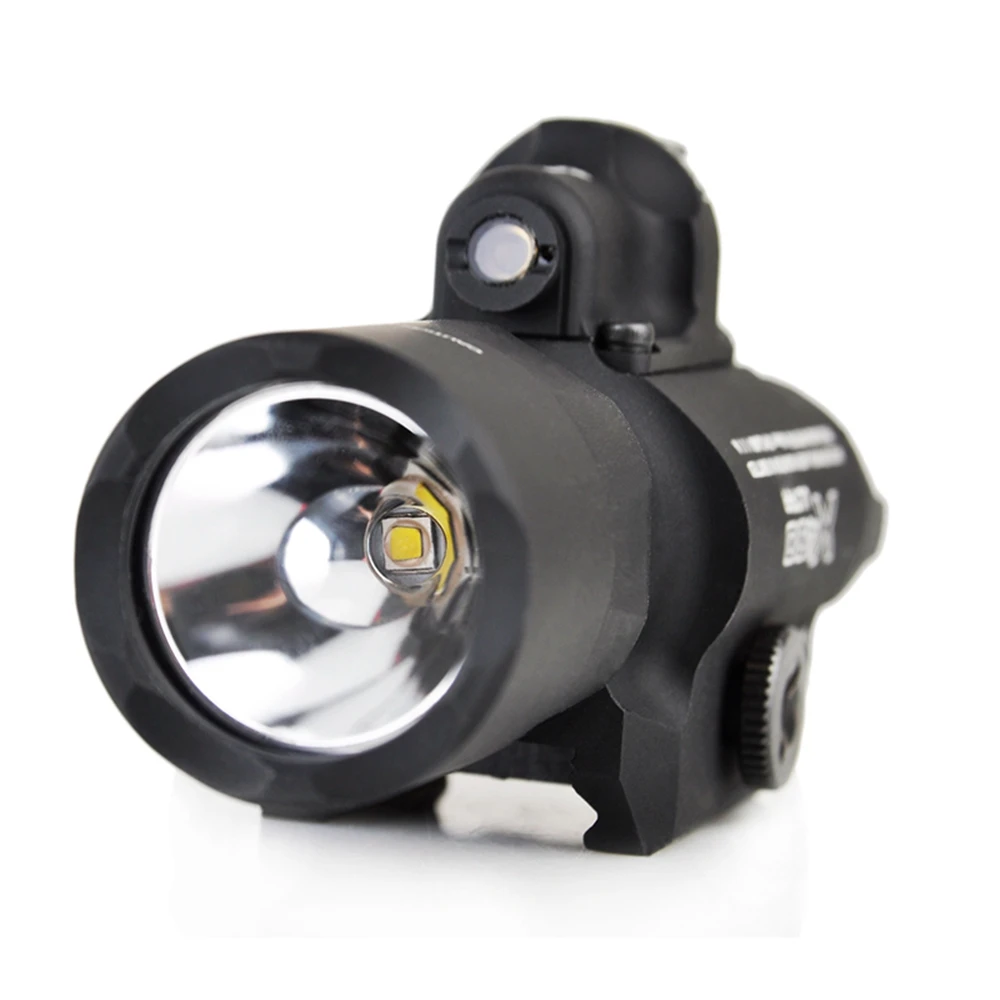 Wadsn Surefir Ultra Laser Vermelho Led Lanterna Tática Caça Arma 20mm Picatinny Weaver Ferroviário X400u Luz 7 Wadsn surefir x400u ultra luz laser vermelho