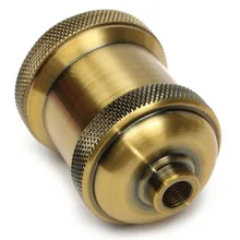 E27 ретро винтажный алюминиевый держатель лампы винтовой светильник с Резьбой Разъем для подвесной светильник